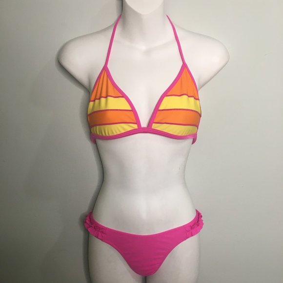 2 Piece Fushia Pink Brazilian Bikini - Item#83 - Picture 2 of 10